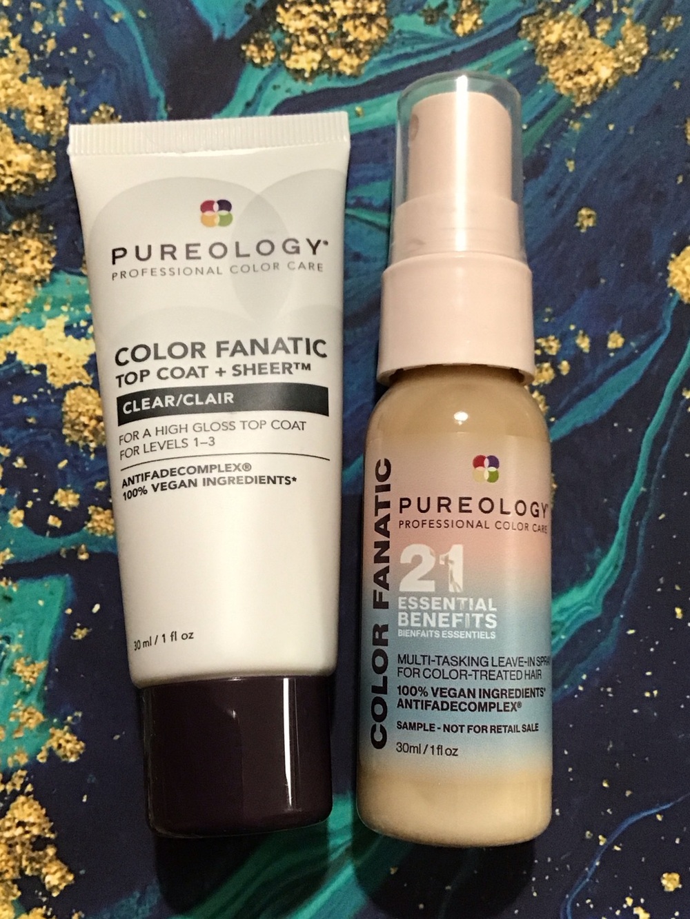Pureology Color Fanatic Clear Top Coat+Multi-Tasking Leave-in Conditioning Spray